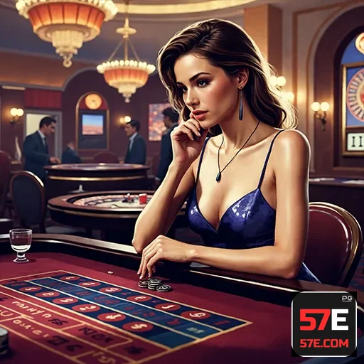 A vibrant online casino gaming experience with live dealers and diverse games. - 57e